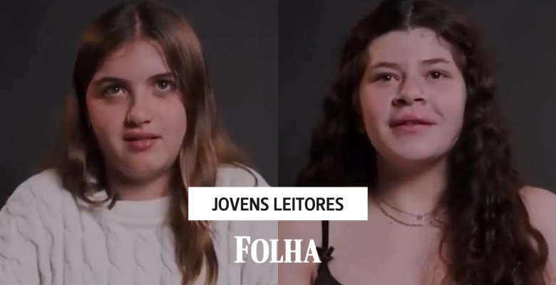 Alunas do Vera na série sobre leitura da Folha de S.Paulo