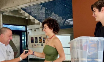 Um carinhoso presente dos alunos do Ensino Médio